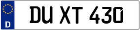Truck License Plate
